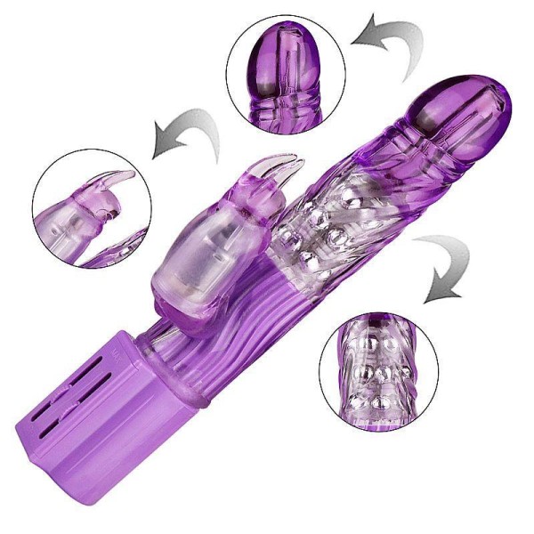 Encontraproduto.com.br - Massageador Corporal Vibrador Feminino Golfinho Aveludado