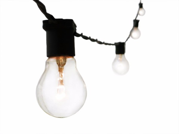 Encontraproduto.com.br - Varal De Luz Cordão Iluminação Gambiarra com lâmpadas 30M PT