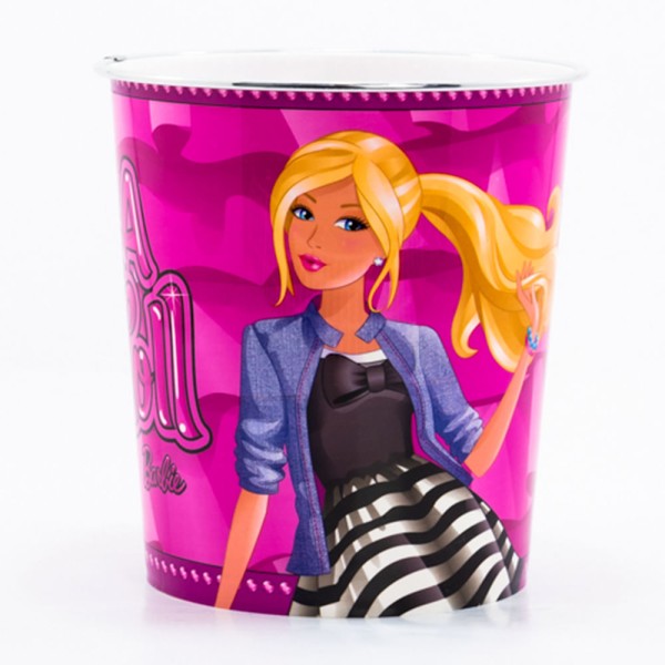 Cesto Multiuso Barbie de Plastico Útil Bazar 8L 2377