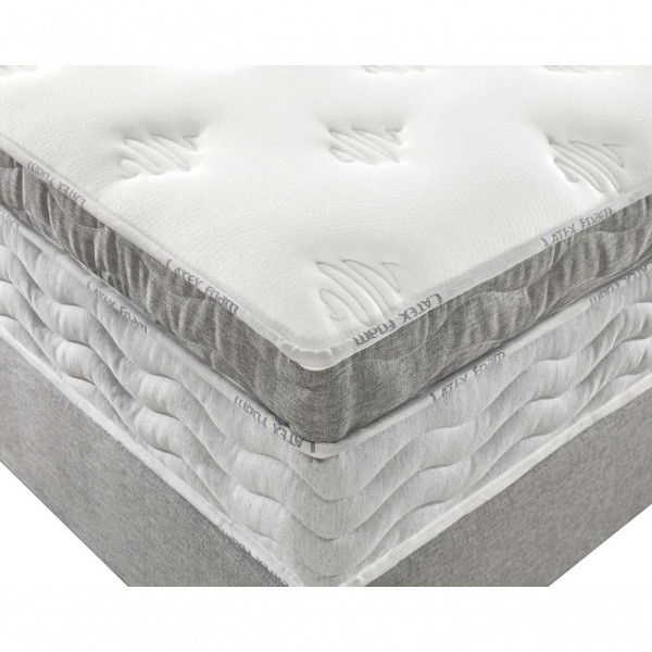 Encontraproduto.com.br - Colchão De Látex Médio Kit Spa King 193x203cm