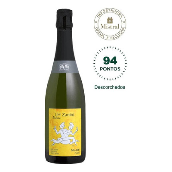 Encontraproduto.com.br - Vinho Vallontano Espumante Nature LH Zanini 2021 (Vallontano) 750ml
