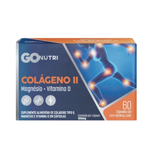 Colágeno Tipo Ii Gonutri Com  60 Cápsulas