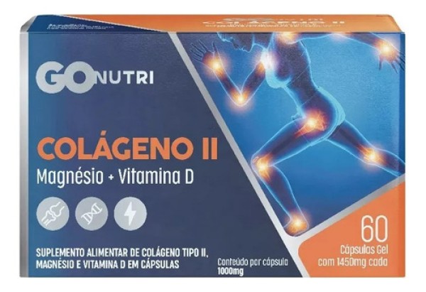 Colágeno Tipo Ii Gonutri Com  60 Cápsulas