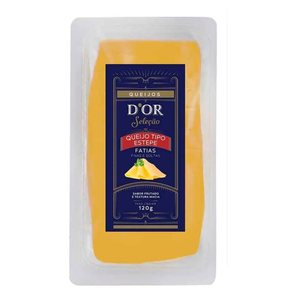 Queijo Tipo Estepe Fatiado Dor 120g