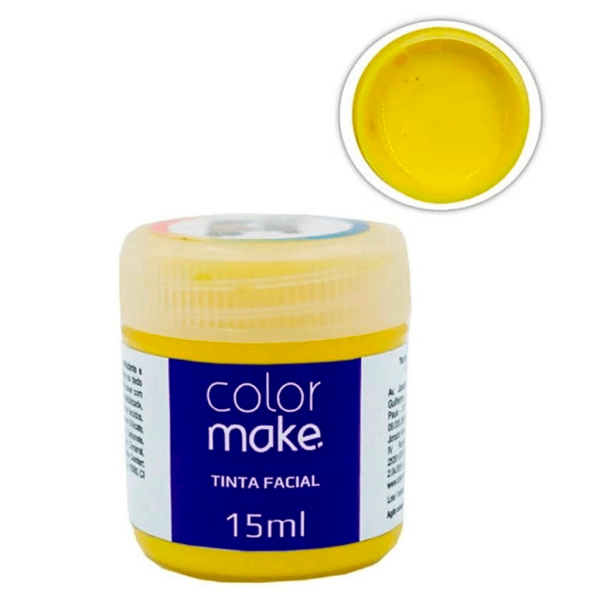 Encontraproduto.com.br - Tinta blush liquida 15ml amarelo color make