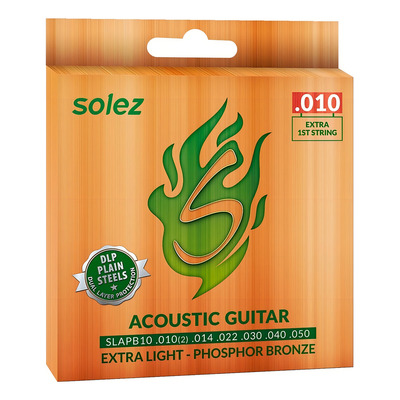 Encordoamento Violão Bronze SLAPB-10 - Solez