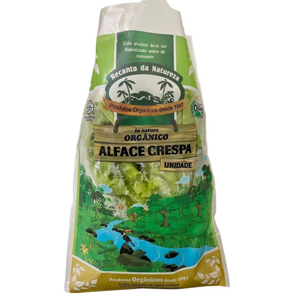 Alface Crespa RECANTO DA NATUREZA Orgânico un