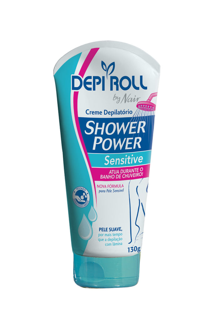 Encontraproduto.com.br - Depi Roll Creme Corp Shower Power Sensi 130Gr @