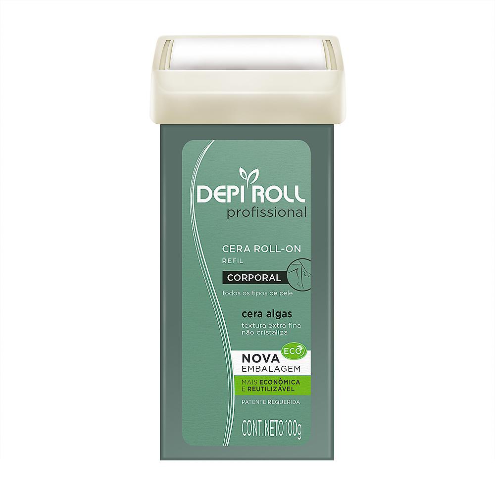 Encontraproduto.com.br - DEPI ROLL PROFISSI ROLLON REFIL CERA CORPORAL ALGAS 100 G x 1
