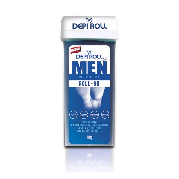Encontraproduto.com.br - Depi Roll For Men Rollon Cera Refil Corporal 100 G