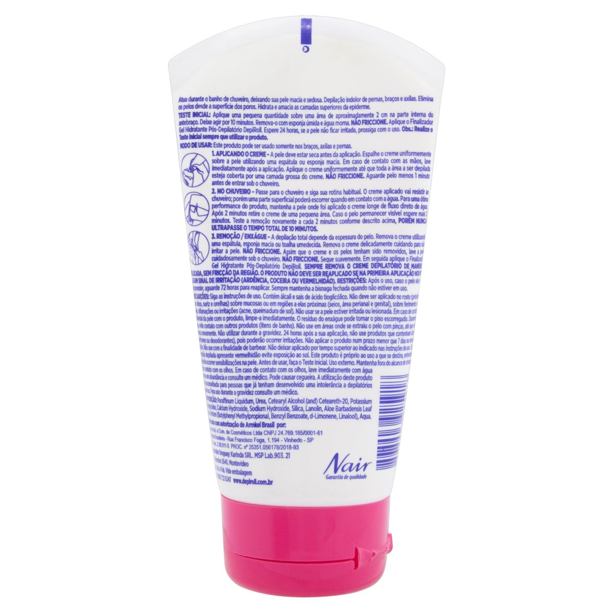 Encontraproduto.com.br - Creme Depilatorio Corporal 130g Hydrate - Depi Roll