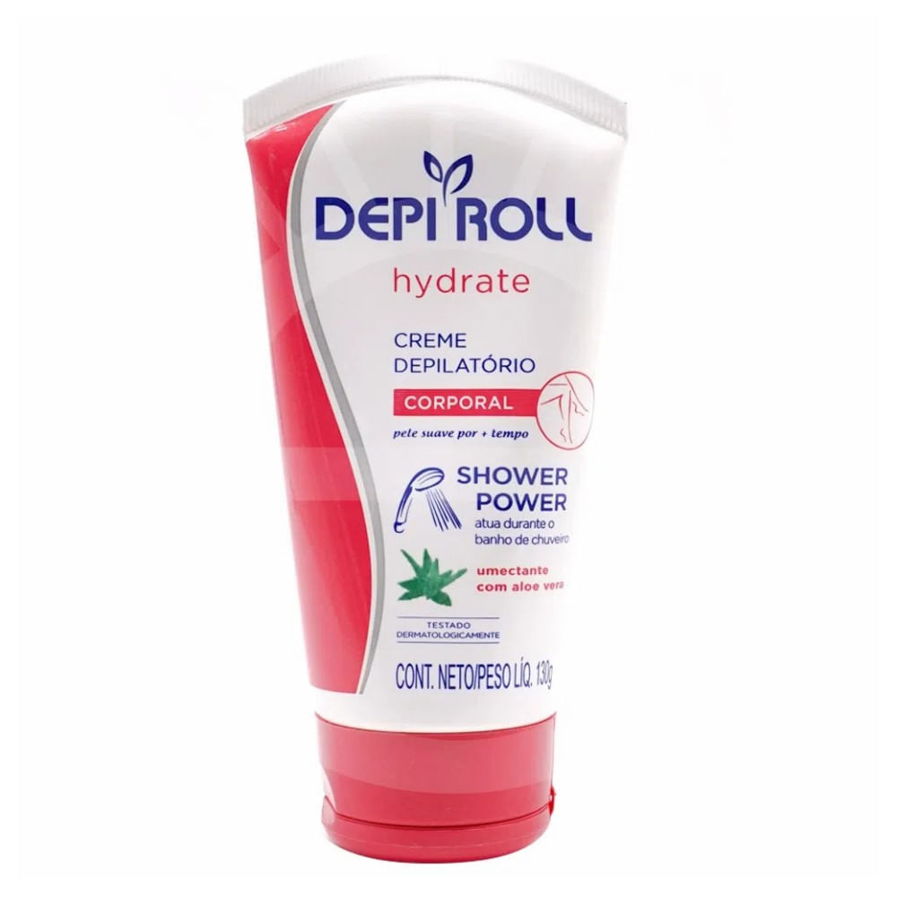 Encontraproduto.com.br - Creme Depilatorio Corporal 130g Hydrate - Depi Roll