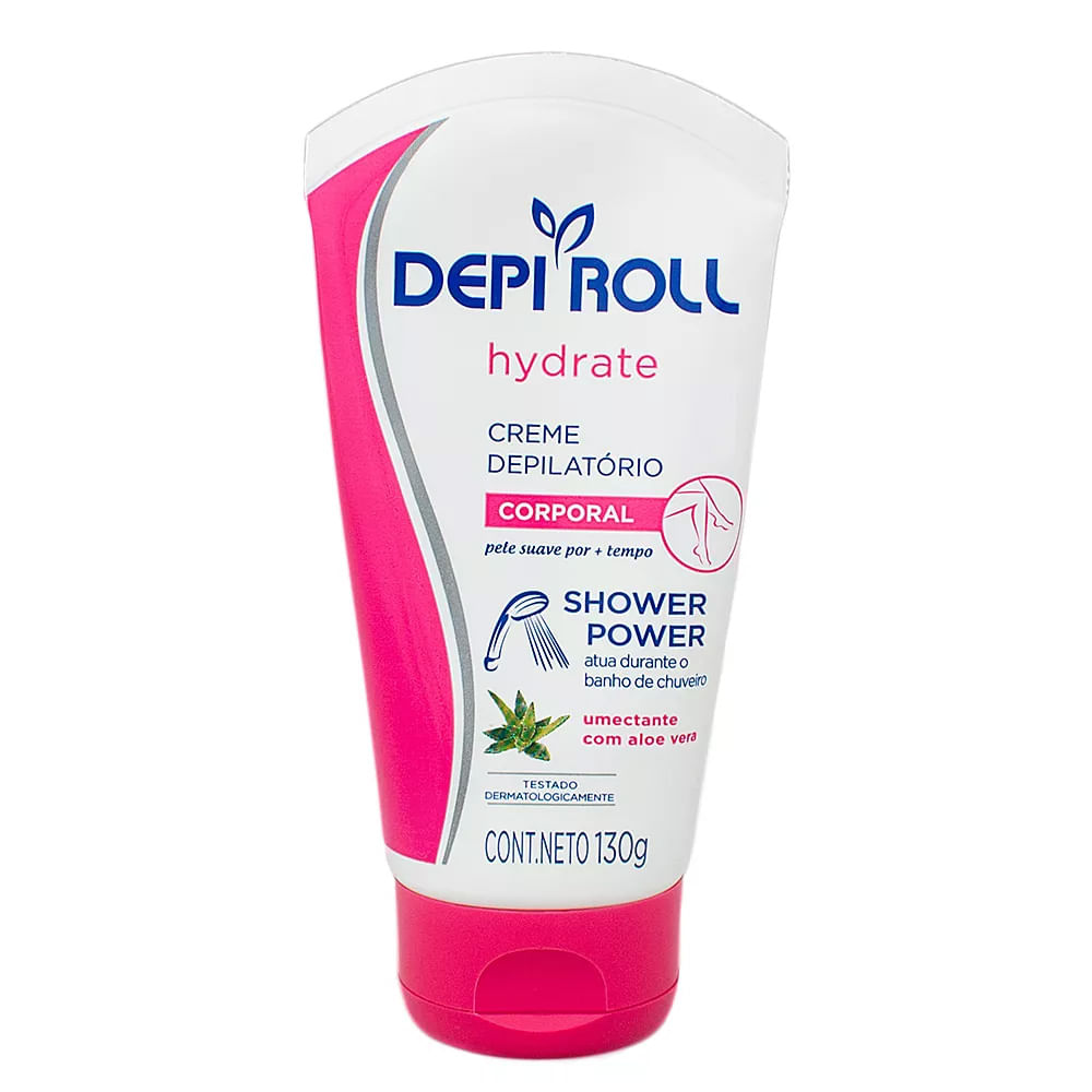 Encontraproduto.com.br - Creme Depilatorio Corporal 130g Hydrate - Depi Roll