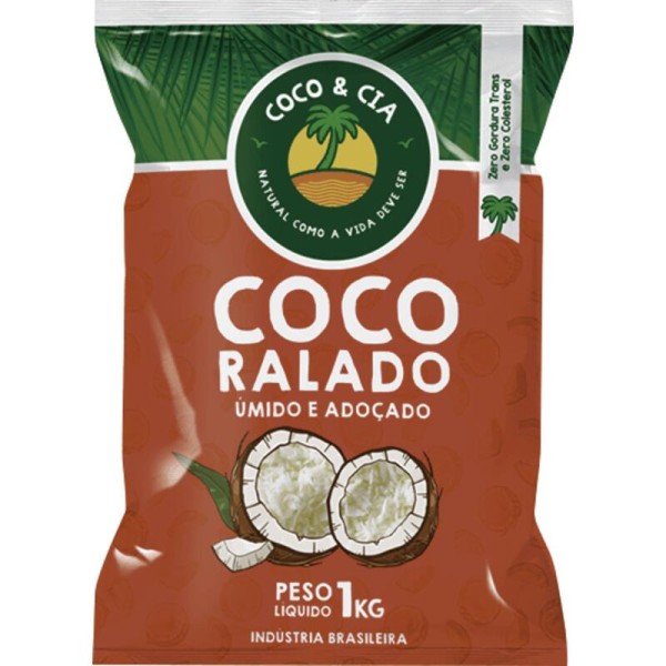 Encontraproduto.com.br - Coco Ralado Coco e Cia Pacote com 1kg