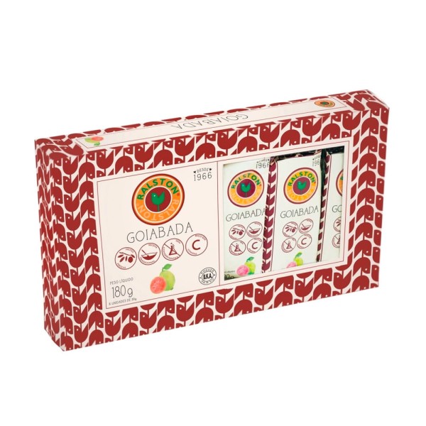 Encontraproduto.com.br - Goiabada RALSTON com 6 Unidades 180g