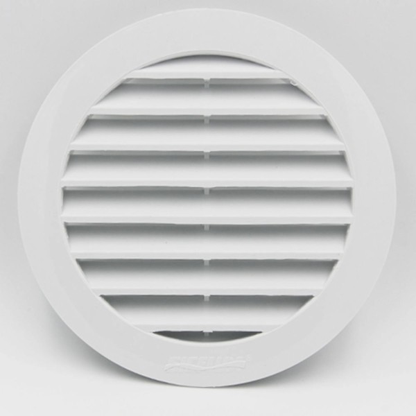 Encontraproduto.com.br - Grade de Saída Fixa Arkit Redonda para Duto de 5’’ 125mm S125 Branca