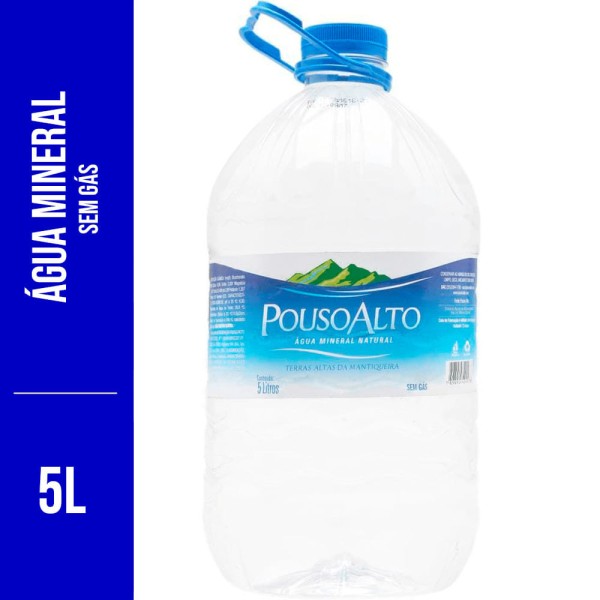 Água Mineral Sem Gás Pouso Alto Galão 5l