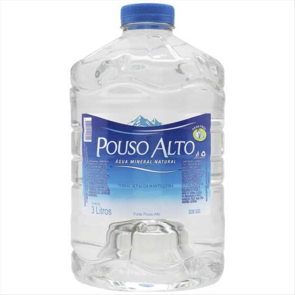 Água Mineral Sem Gás Pouso Alto Pet 3L