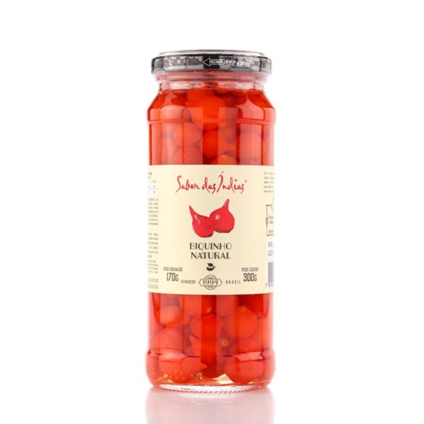 Encontraproduto.com.br - Pimenta Sabor das Índias Biquinho Natural 170g