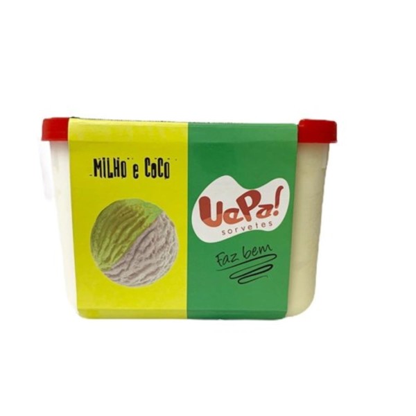 Encontraproduto.com.br - Sorvete Coco e Milho Verde Uepa 2 L