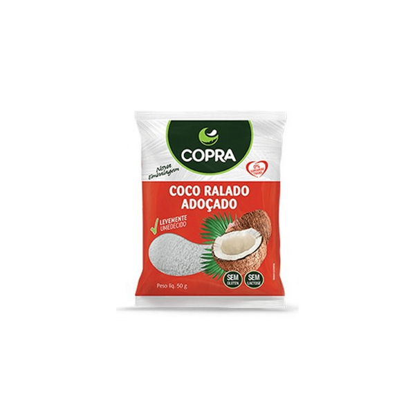 Encontraproduto.com.br - Coco Ralado Úmido e Adoçado Copra 100 g