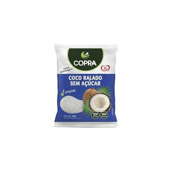 Encontraproduto.com.br - Coco Ralado sem Adição de Açúcar Copra 100g