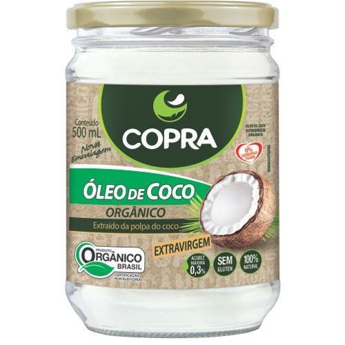 Encontraproduto.com.br - Óleo de Coco Orgânico Extravirgem 500ml - Copra