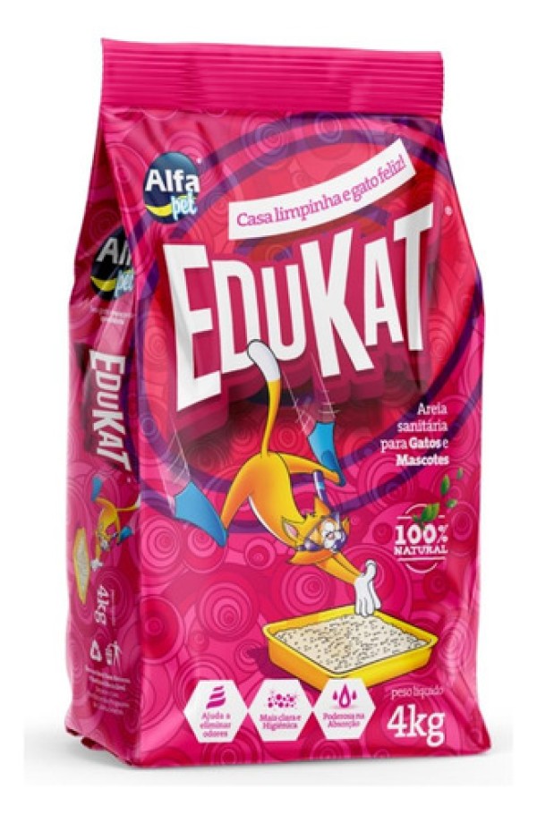 Areia Higiênica EduKat para Gatos
