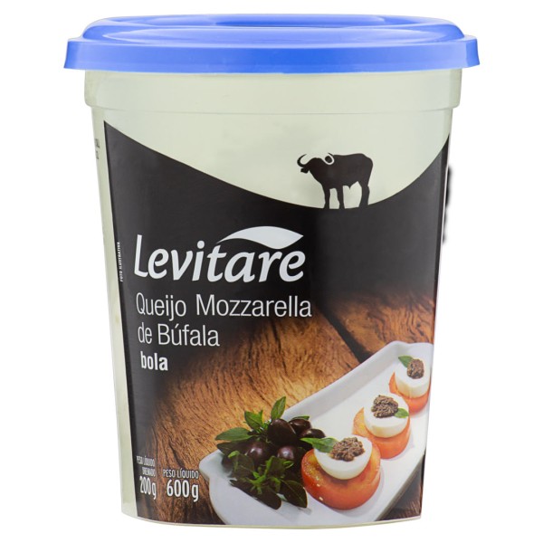 Encontraproduto.com.br - Queijo Mussarela de Búfula Bola Levitare 200g
