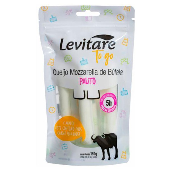 Queijo Mussarela de Búfala Palito Levitare To Go 130g