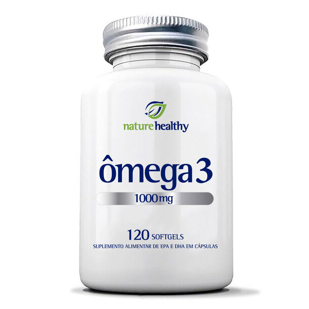 Ômega 3 1000mg Nature Healthy 120 Cápsulas