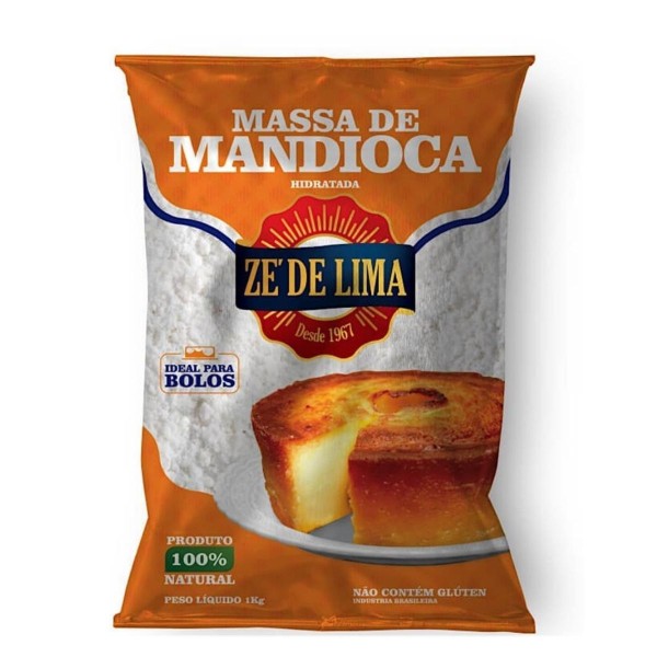 Encontraproduto.com.br - Massa de Mandioca para bolo Zé de Lima 1 kg