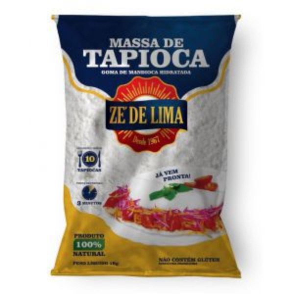 Encontraproduto.com.br - Massa de Tapioca Ze de Lima 500g