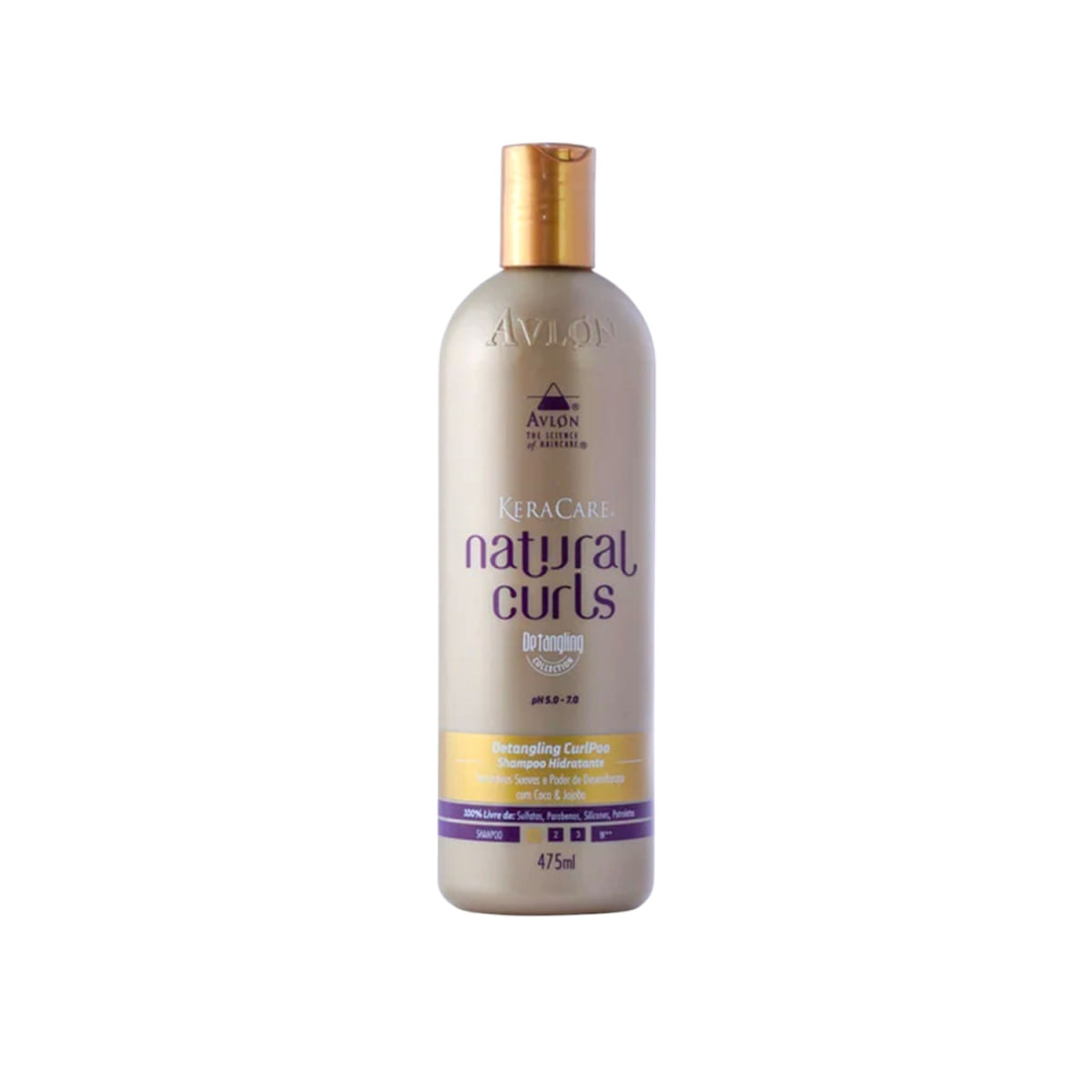 Avlon Kera Care Natural Curls - Shampoo Hidratante 475ml