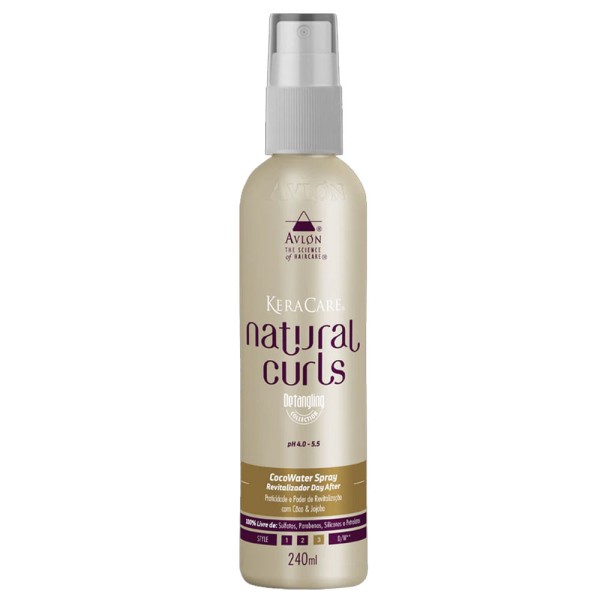 Encontraproduto.com.br - Avlon KeraCare Natural Curls CocoWater Spray 240ml