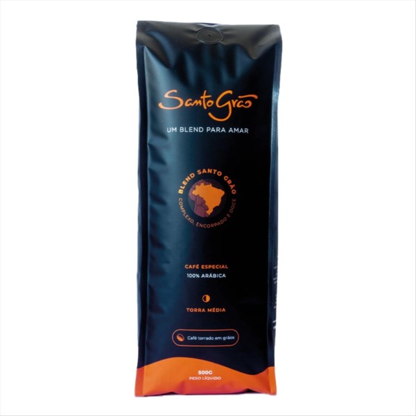 Encontraproduto.com.br - Café Torrado Em Grãos Santo Grão Blend 500g