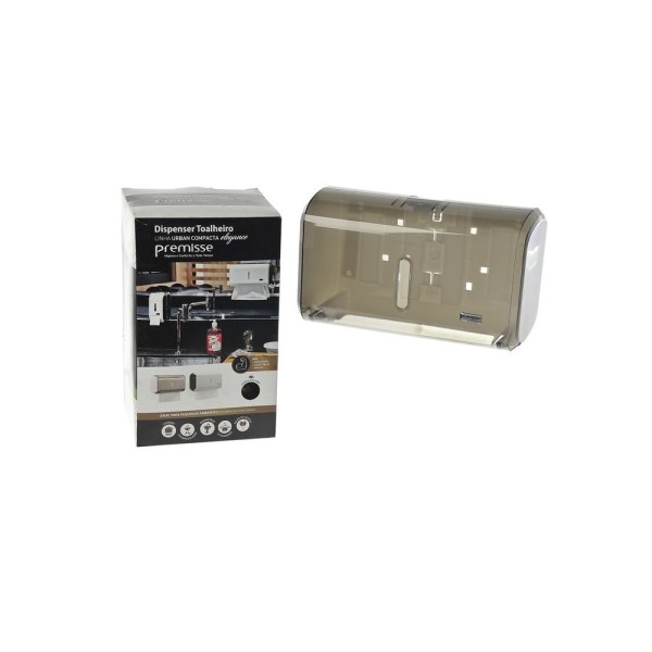 Premisse Disp Toalheiro Comp Urban Glass Fume
