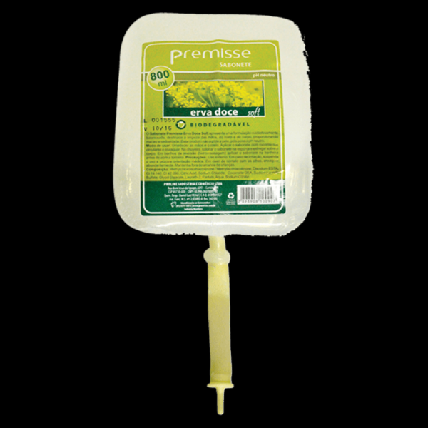 Encontraproduto.com.br - Sabonete Líquido Refil Erva Doce Soft 800ml Premisse