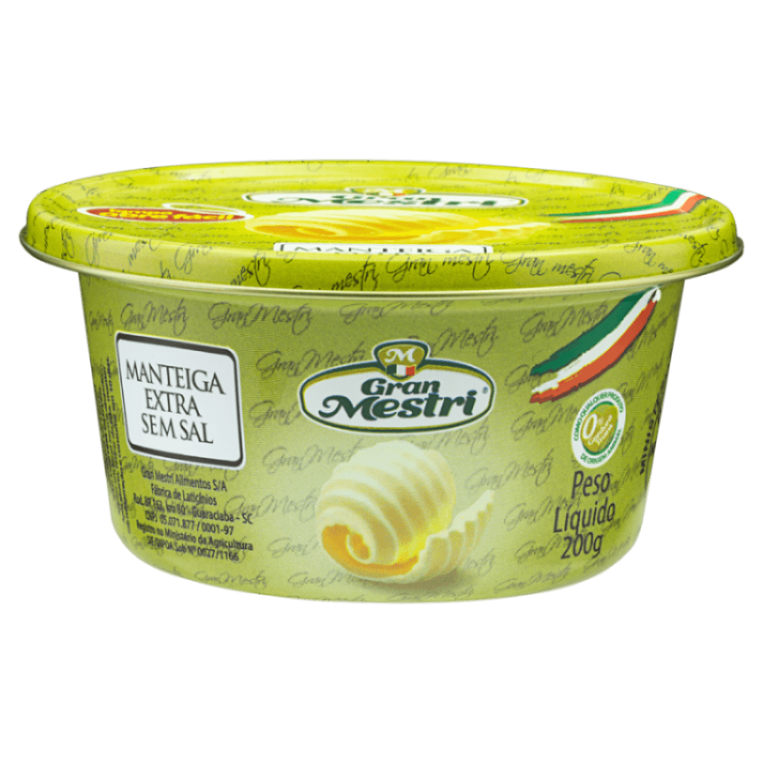 Encontraproduto.com.br - Manteiga Gran Mestri Extra Lata Sem Sal 200g