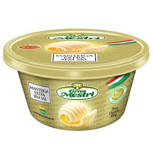 Encontraproduto.com.br - Manteiga Gran Mestri Extra Lata Sem Sal 200g
