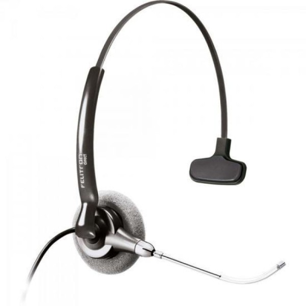 Encontraproduto.com.br - Headset Felitron Stile Top Due Voice Guide Auricular Preto [f002]