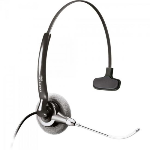 Encontraproduto.com.br - Headset Felitron Stile Top Due Voice Guide Auricular Preto [f002]