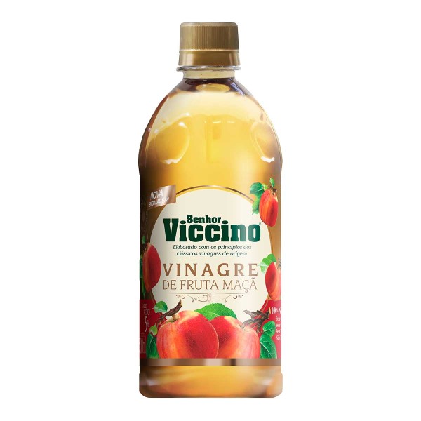 Encontraproduto.com.br - Vinagre Senhor Viccino Fruta Maçã Zero Açúcar 500ml