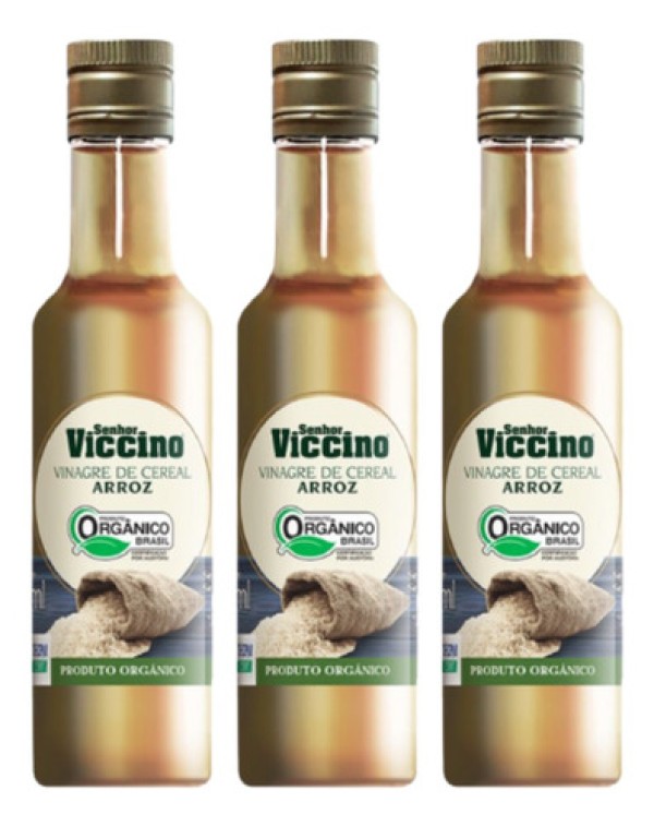 Vinagre De Arroz Orgânico Viccino 250ml