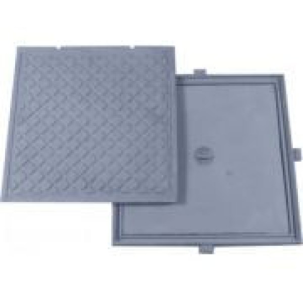 Encontraproduto.com.br - Tampão Dupla Vedação Simples 60X60 Gda Alumínio