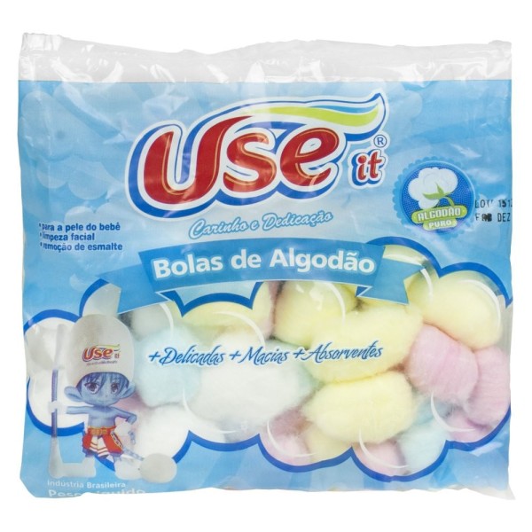 Encontraproduto.com.br - Algodão Use It Bolas Colorido 20G