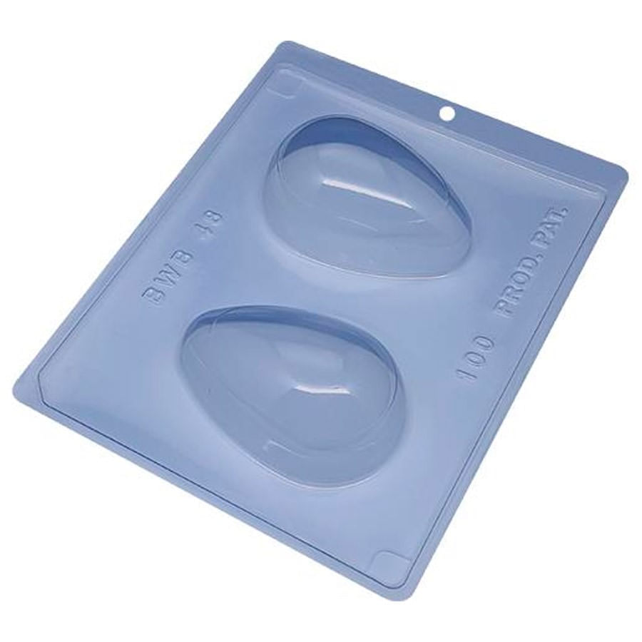 Encontraproduto.com.br - Forma PVC Silicone Ovo Liso 100g Ref.48 - BWB