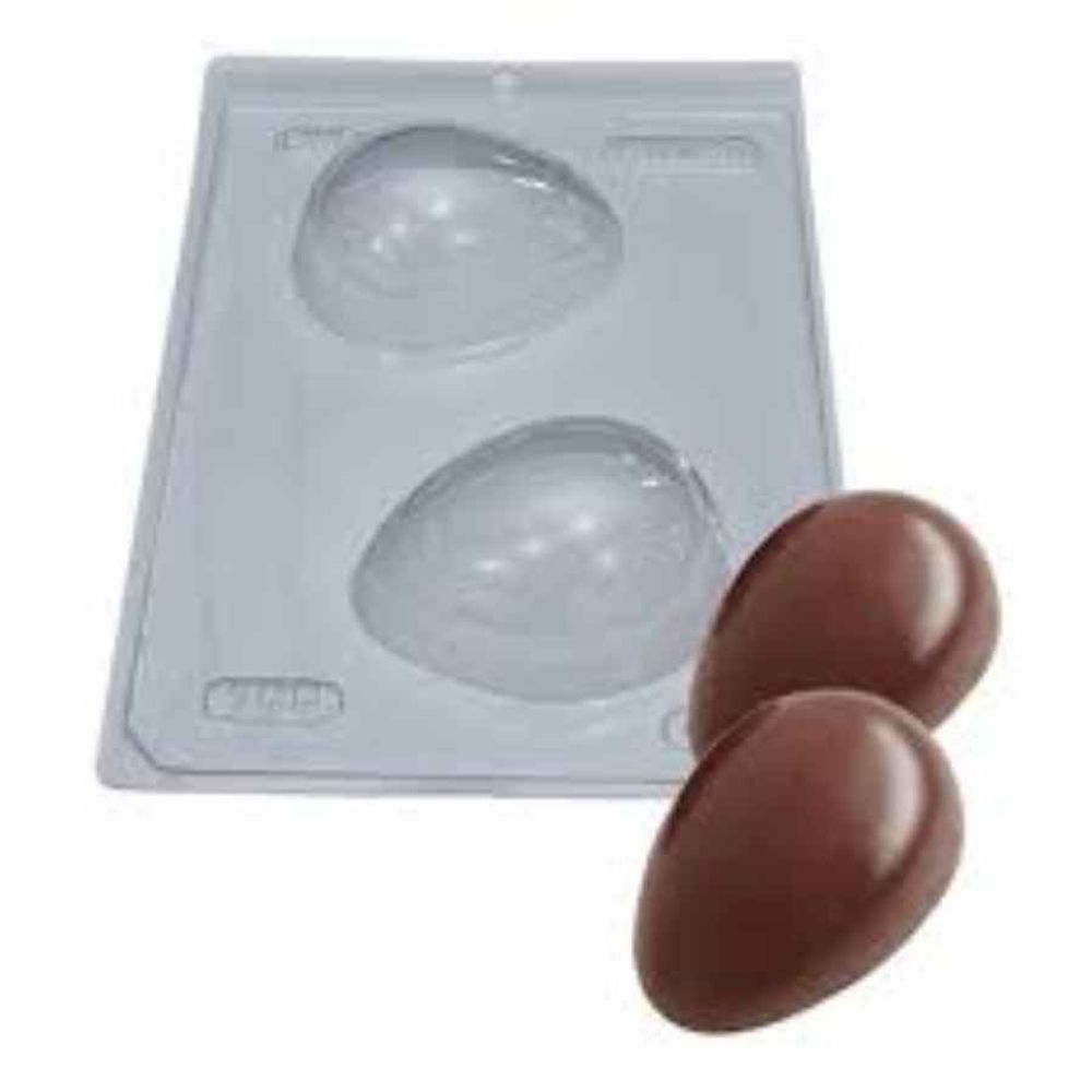 Encontraproduto.com.br - Forma PVC Silicone Ovo Liso 100g Ref.48 - BWB