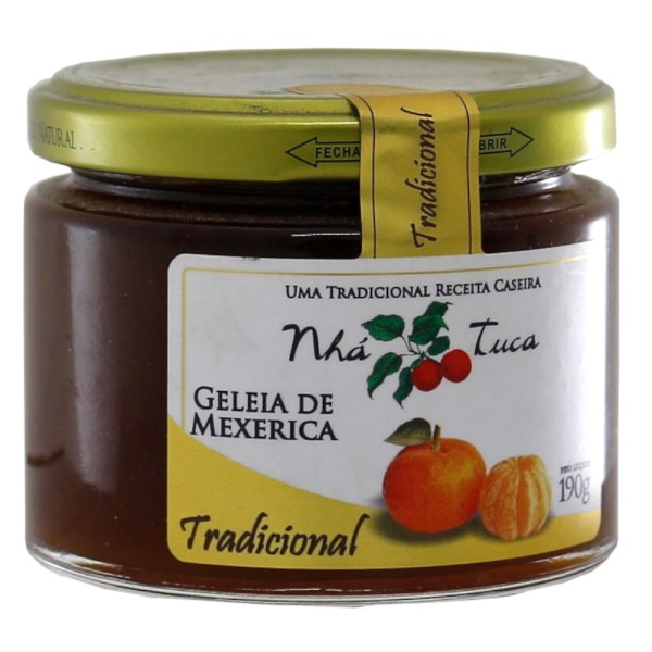 Geleia sabor mexerica Nhá Tuca 190g