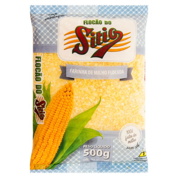 Encontraproduto.com.br - Flocão de Milho Do Sítio Pacote com 500g